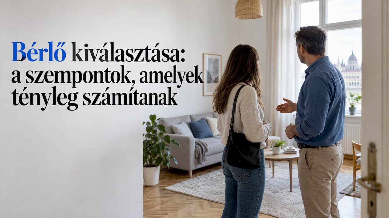 Bérlő kiválasztása: a szempontok, amelyek tényleg számítanak